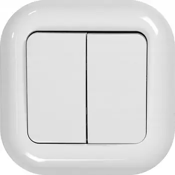 Ndërprerës elektrik Montis Extensa MT055SW, tip kandil WP-2F, i bardhë