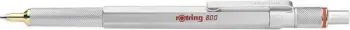 Stilolaps metalik rotring 800, medium, argjendtë