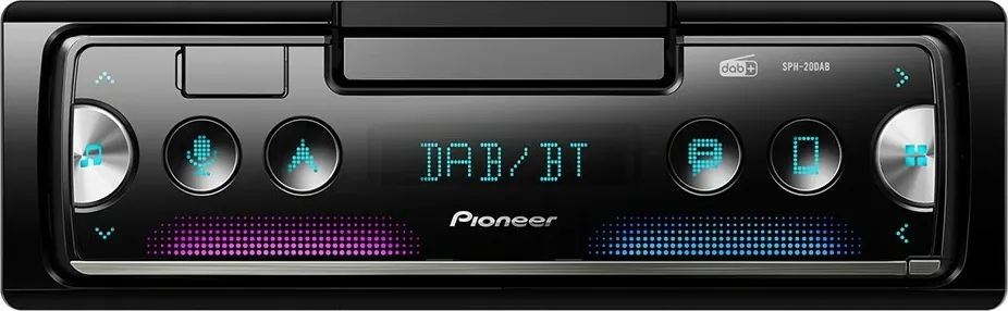 Radio makine Pioneer SPH-20DAB, e zezë - 2