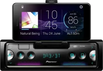 Radio makine Pioneer SPH-20DAB, e zezë