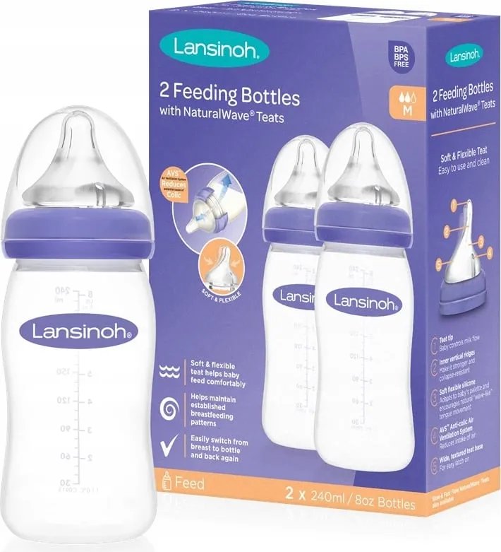 Set shishe Lansinoh, 2 x 240 ml - 1