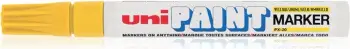 Marker vaji Uni Mitsubishi PX20, i qëndrueshëm, i verdhë