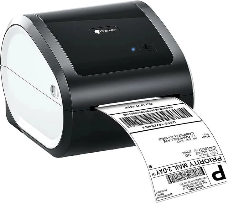 Printer etiketa Phomemo D520, termik, portativ, Bluetooth/USB, zi-bardhë - 1
