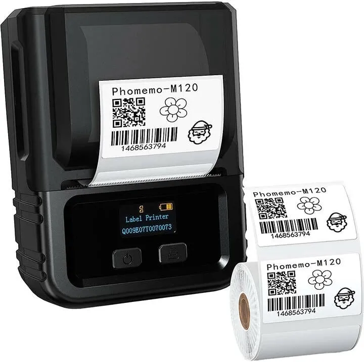 Printer etiketa portativ Phomemo M120, i zi - 1