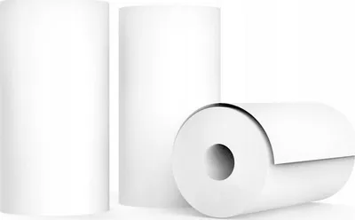 Rrotulla letre termike Phomemo Q22-RM10, 53mm, set 3 copë, e bardhë - 3