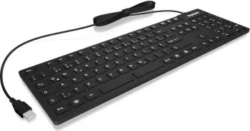 Tastierë Keysonic KSK-8030IN, me kabllo, US, e zezë
