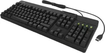 Tastierë KeySonic KSK-8040U-CRT, full-size, me lexues kartelash, USB, e zezë