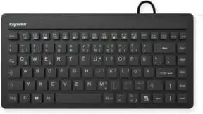 Tastierë KeySonic KSK-3230IN, silikon, IP68, UK, e zezë