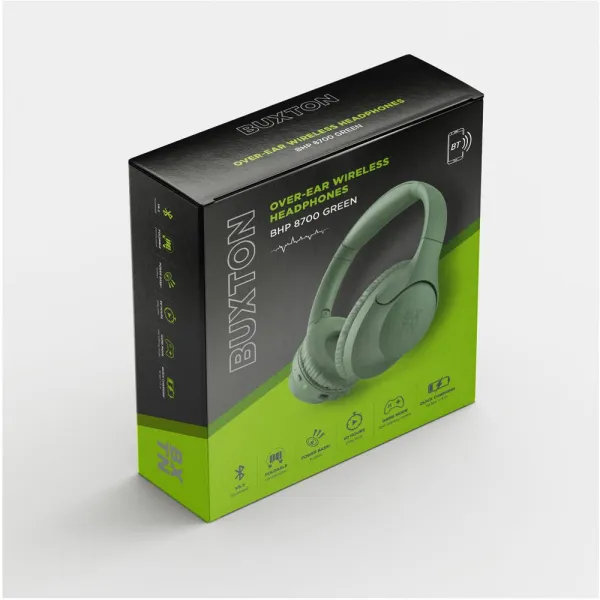 Kufje Wireless Buxton BHP 8700 GREEN BT – Bluetooth 5.3, Ngjyrë e Gjelbër - 16