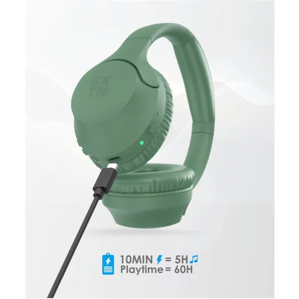 Kufje Wireless Buxton BHP 8700 GREEN BT – Bluetooth 5.3, Ngjyrë e Gjelbër - 5