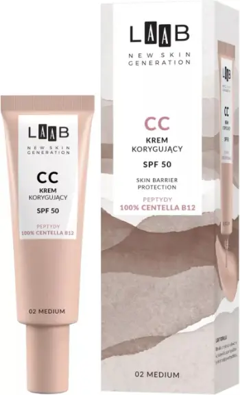 Krem CC për fytyrë AA LAAB, 02 Medium SPF50, 30ml