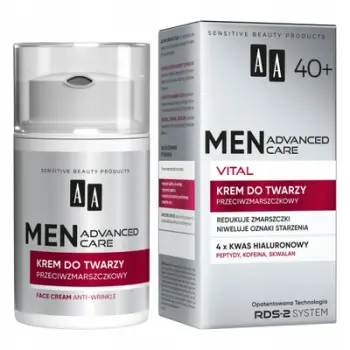 Krem për fytyrë AA Men Advanced Care 40+, 50 ml
