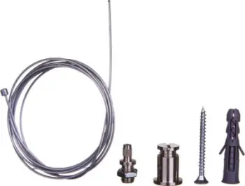 Varëse metalike PXF Lighting INOX NEW PX0922149, çelik i pandryshkshëm, për llamba të varura, inox