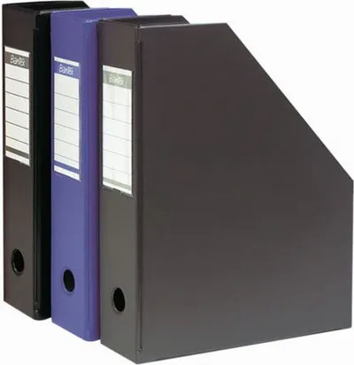Kuti dokumentesh Bantex 4010, A4, PVC, e zezë - 1