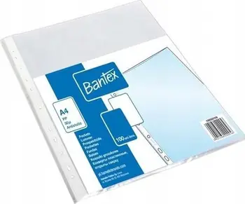 Futrolla varëse Bantex A4, polipropilen 40 mikron, 100 copë, transparente