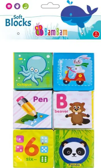Blloqe te buta BamBam, 6 copë