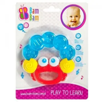 Dhëmbëzues për foshnje BamBam (214296), i kaltër / kuq