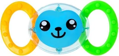 Lodër trokollimë BamBam Monkey Rattle, shumëngjyrëshe - 1