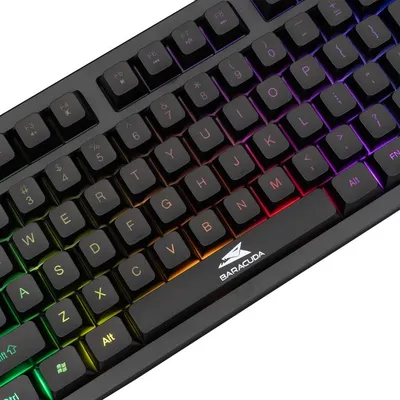 Tastiere Gaming Baracuda BGK-01114 US, e zezë - 3