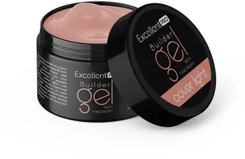 Xhel ndërtues Excellent Pro Cover Light, 15 g, efekt tiksotropik, ngjyrë kafe e çelët