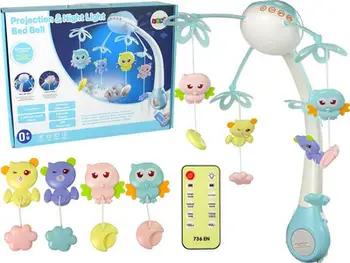 Karusel me telekomandë Import Leantoys, i kaltër