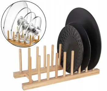 Stendë organizuese kuzhine BRUNBESTE, bambu, 8 vende, natyrale