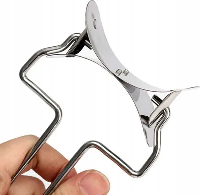Prerëse brumi Brunbeste BB-3098, diametër 10cm, çelik inox, argjendtë - 2