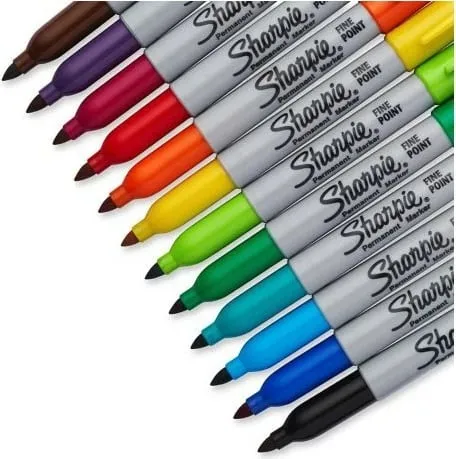 Set markerash Sharpie Fine 20 copë, shumëngjyrëshe, majë e hollë - 2