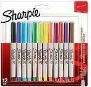 Set markerash Sharpie Ultra Fine 0.5mm, 12 ngjyra, paketim blister