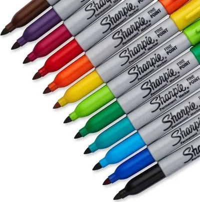 Set markerë Sharpie Fine, majë e hollë, 18 ngjyra, shumëngjyrëshe - 2