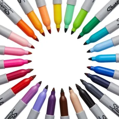 Set markerë Sharpie Fine, majë e hollë, 18 ngjyra, shumëngjyrëshe - 3