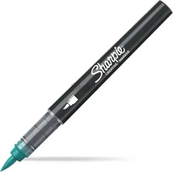 Marker kreativ Sharpie brush, akrilik, ngjyrë e gjelbër
