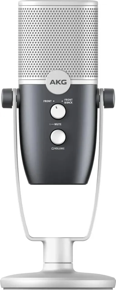 Mikrofon AKG Ara, USB kondensator profesional, blu-argjendtë - 2