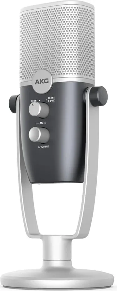 Mikrofon AKG Ara, USB kondensator profesional, blu-argjendtë - 7