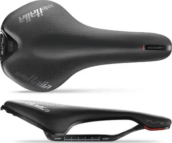 Selino biçiklete Selle Italia Flite Boost Kit Carbonio S, fibra tek, shina karbon, e zezë