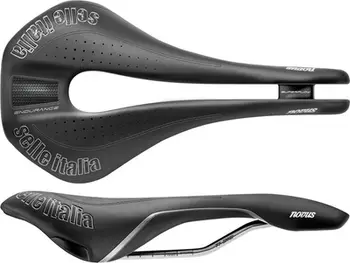 Shalë biçiklete Selle Italia Novus Superflow Endurance S, Ti 316, Fibra Tek, e zezë
