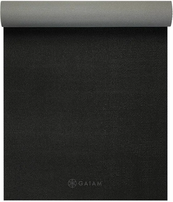 Joga mat GAIAM, për meshkuj dhe femra, e zezë - 2