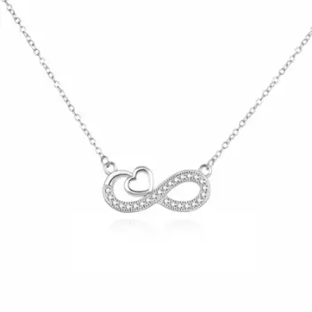 Varëse për femra Agato Infinity Love AGS1573/47, e argjendtë