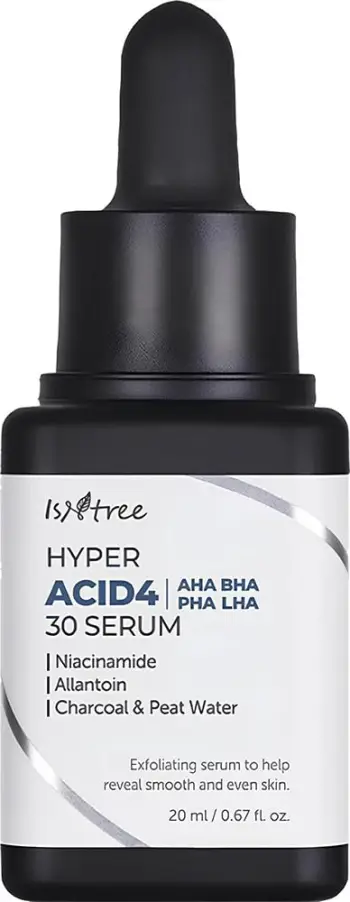 Serum për fytyrë për femra Isntree Hyper Acid4 AHA BHA PHA LHA 30, 20ml