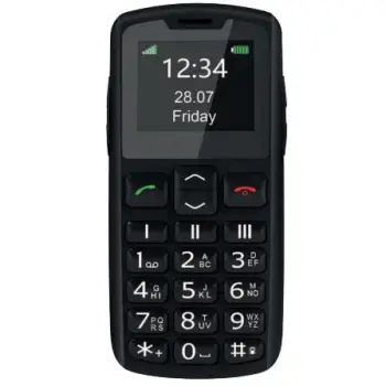 Celular Beafon SL230 LTE, Single SIM, 4.57 cm, 800 mAh, Ngjyrë e zezë