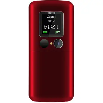 Celular Beafon Fold10, Clamshell, Single SIM, 1000 mAh, E zezë, E kuqe