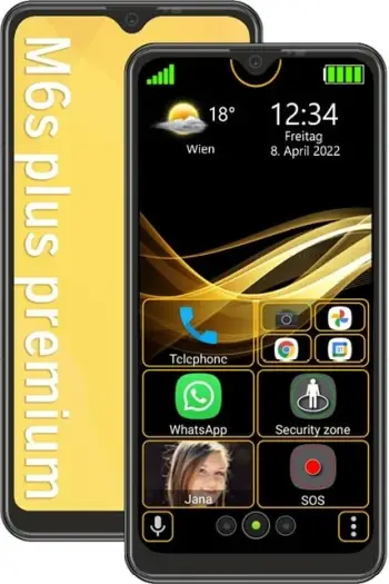 Celular Beafon M6s plus, 3 GB, 32 GB, Android 10, Black