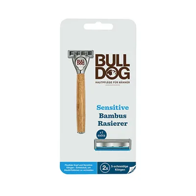 Brisk rroje Bulldog Bamboo Sensitive + 2 koka rezervë - 1