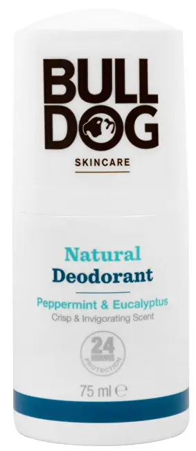 Deodorant natyral Bulldog (Natural Deodorant Peppermint & Eucalyptus Crisp & Invigorating Scent), 75 ml