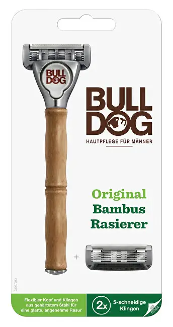 Brisk rroje me bambu + 2 koka zëvendësuese Bulldog