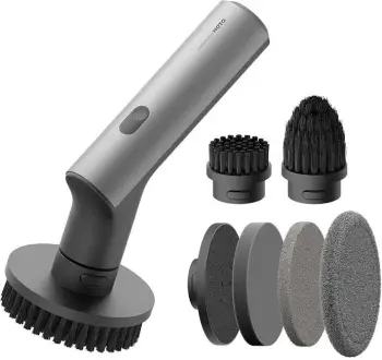 Set furçë elektrike pastrimi HOTO QWQJS001, 7 në 1, gri