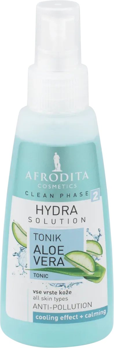 Tonik për fytyrë Afrodita Clean Phase Aloe Vera, 100 ml - 1