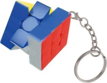 Kub puzzle varëse çelësash Nexcube 3x3 Keychain 12L, kompakt, shumëngjyrësh - 2