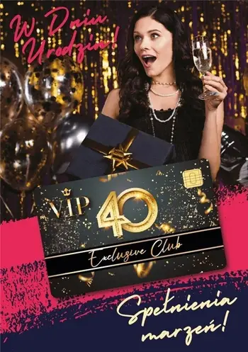 Kartolinë ditëlindjeje Armin Style Birthday Card 40 Gift M, me zarf, për moshën 40 vjeç, shumëngjyrëshe