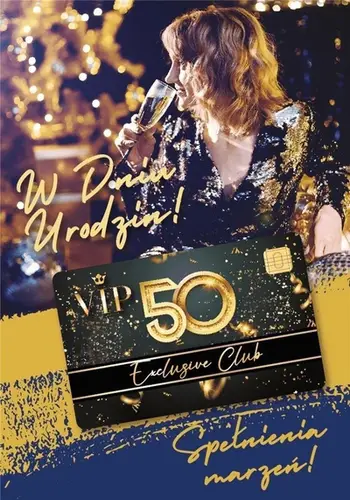 Kartolinë ditëlindjeje Armin Style Birthday Card 50 Gift M, mosha 50 vjeç, me zarf, shumëngjyrëshe